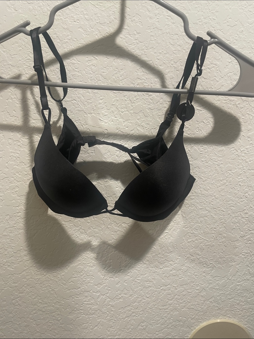 Victoria's Secret Black Strappy Push-Up Bra